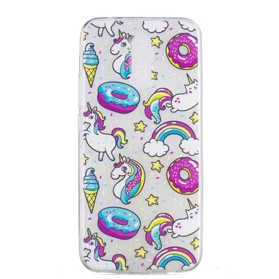 Husa Huawei Mate 20 Lite Tpu Doughtnut and Unicorn