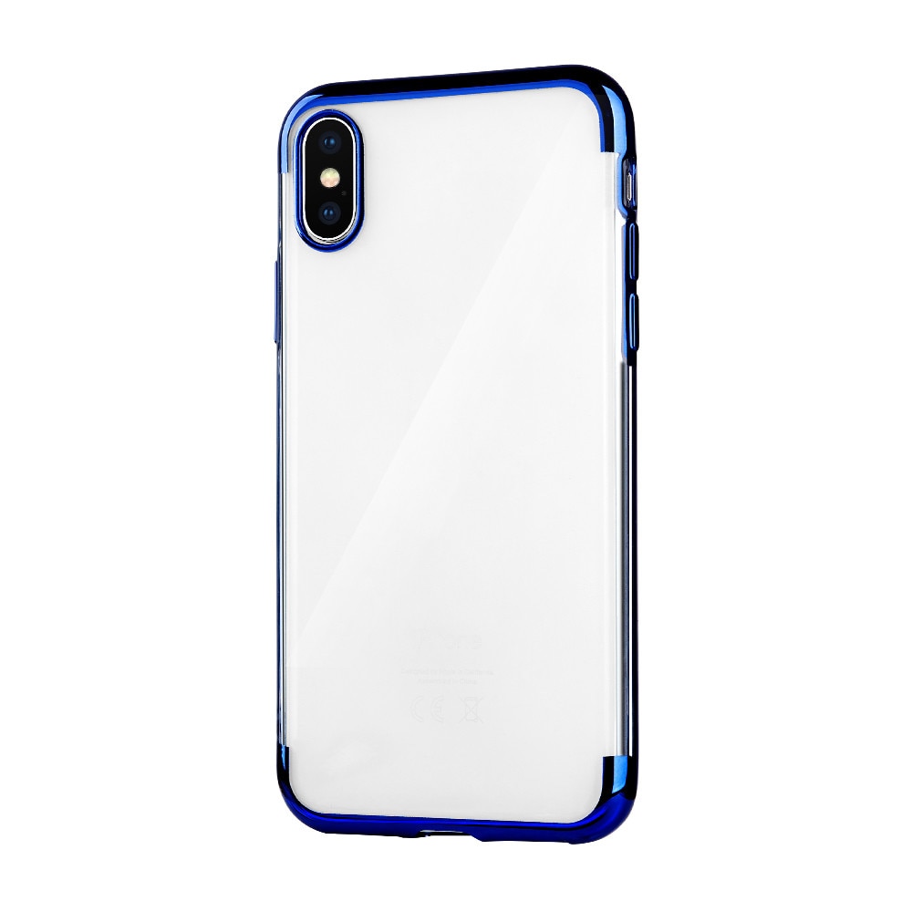 Husa Huawei Y6 2019 TPU Transparenta / Blue