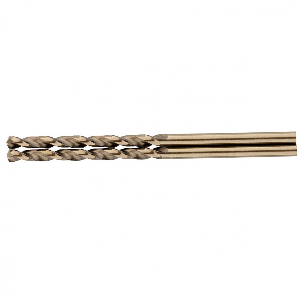 Burghiu spiralat pentru metal, 2.5 mm, HSS-Co, 2 buc. , GROSS