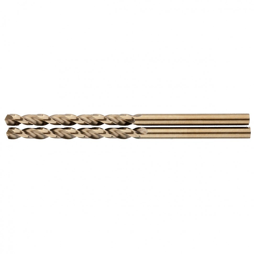 Burghiu spiralat pentru metal, 3.5 mm, HSS-Co, 2 buc. , GROSS