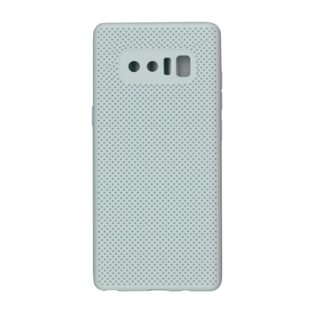 Husa din silicon cu perforatii si interior de microfibra pentru Samsung Galaxy Note 8 - High End, Verde