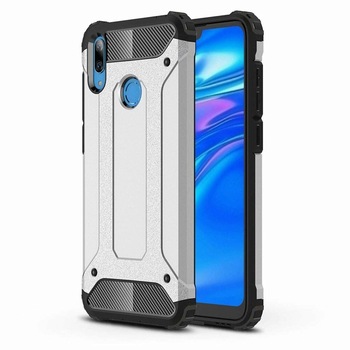 Husa Antisoc Forcell Armour pentru Huawei Y6 (2019) & Y6s (2019), Argintiu Husa Antisoc Forcell Armour pentru Huawei Y6 (2019) & Y6s (2019), Argintiu