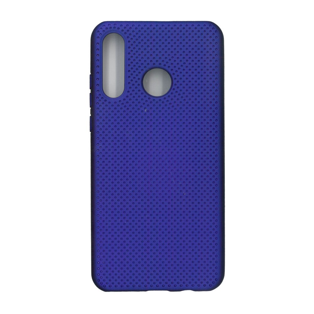 Husa din silicon cu perforatii si interior de microfibra pentru Huawei P30 Lite- High End, Mov