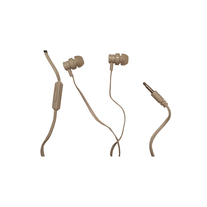 Casti Intraauriculare , In Ear , Cu Fir , Incredible Sound , Bleu