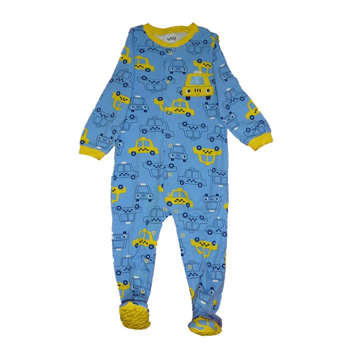 Salopeta / Pijama bebe, Pekkle, taxi, Z114, 18 luni