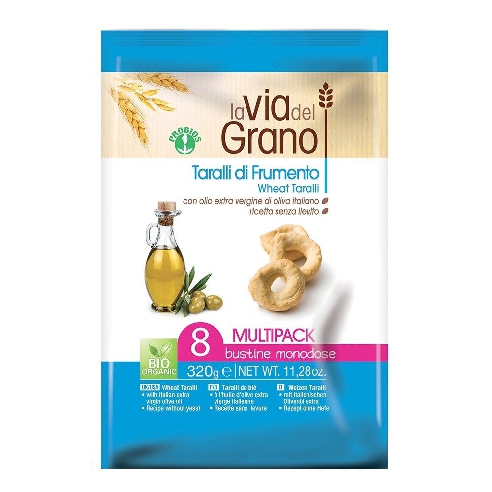 Covrigei cu ulei de masline multipack 8x40g, Probios