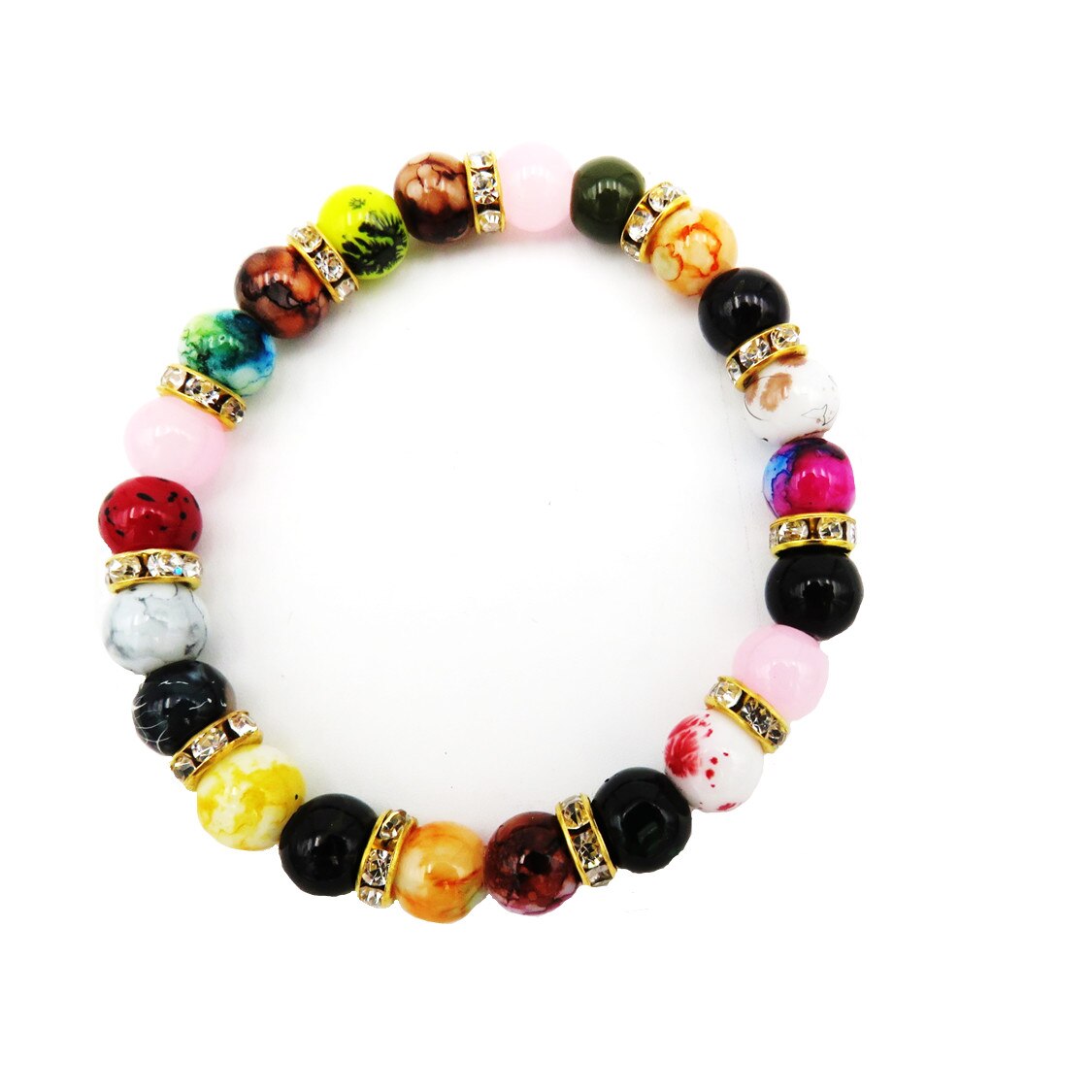 Bratara cu margele ,multicolore
