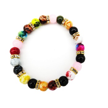 Bratara cu margele ,multicolore Bratara cu margele ,multicolore
