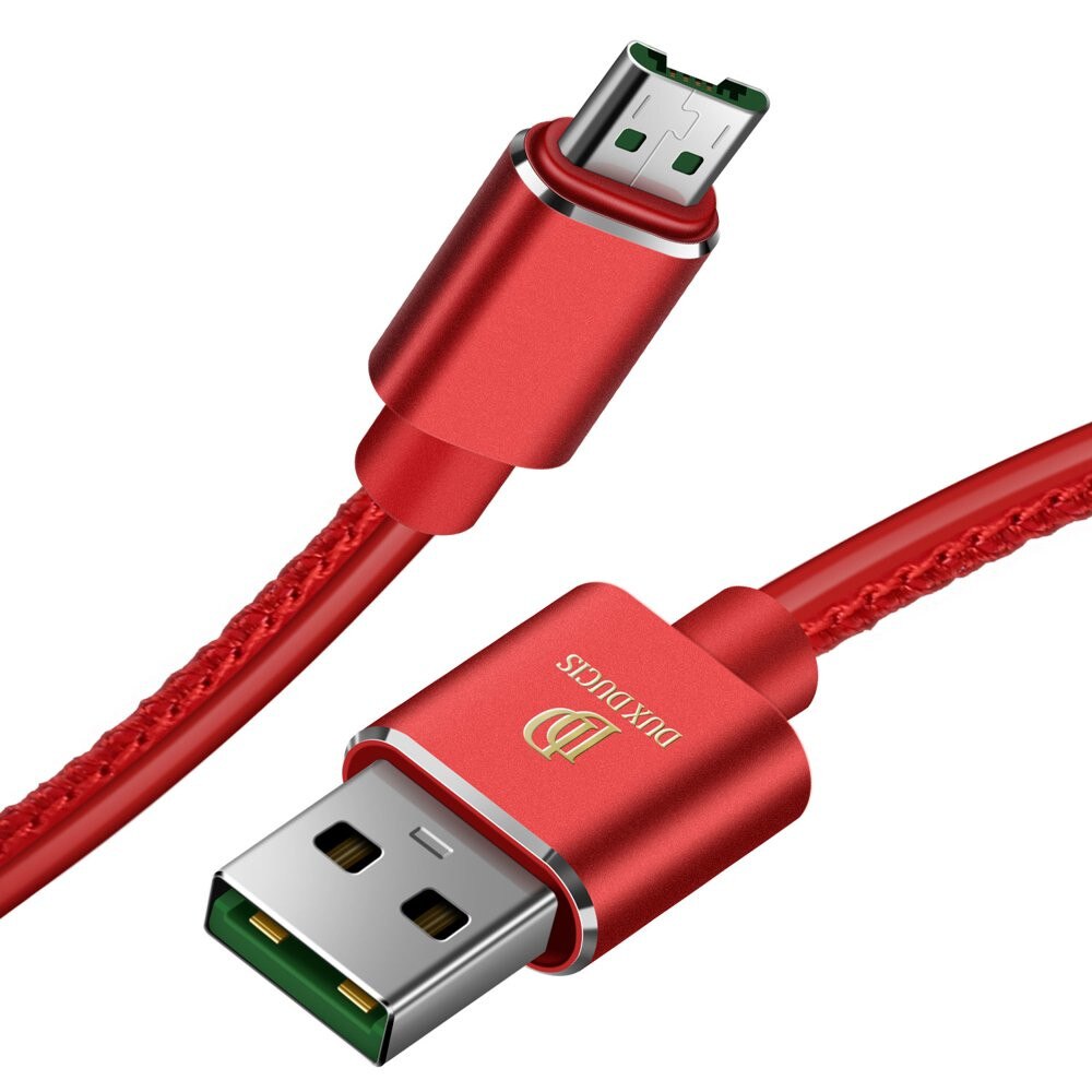 Cablu de date Dux Ducis K-Max , Usb la Micro-USB, 5V , 4A , 1M , rosu