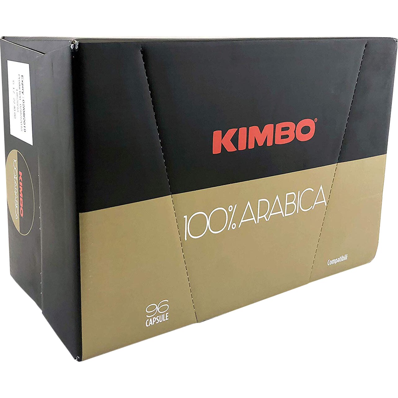 Capsule Kimbo 100% Arabica, compatibile lavazza blue, 96 Buc.