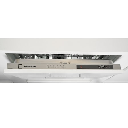 Masina de spalat vase incorporabila Heinner HDW-BI6006A++, 12 seturi, 6 programe, Clasa A++, Control electronic, Display LED, 60 cm