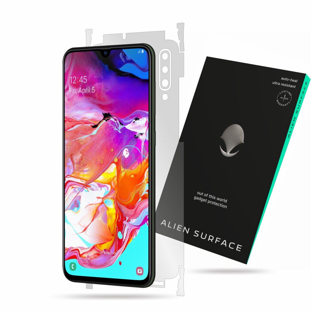 Folie Alien Surface, Samsung Galaxy A70, protectie spate, laterale