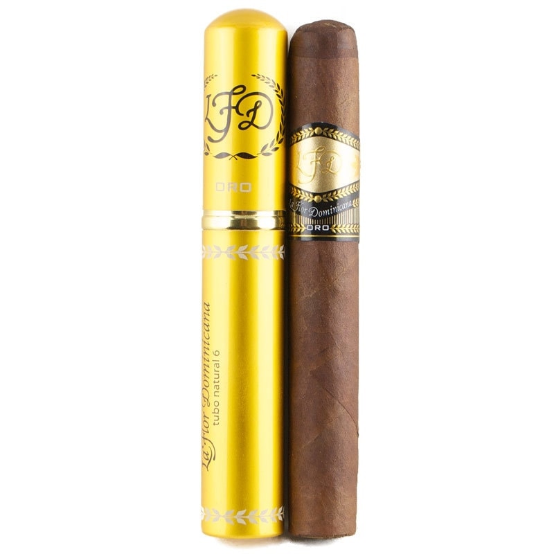 Trabuc La Flor Dominicana Oro No. 6 Toro Toro Natural Bucata