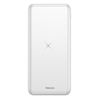 Power Bank Wireless - Usb / Micro-Usb - Baseus 10000 mAh -Alb Power Bank Wireless - Usb / Micro-Usb - Baseus 10000 mAh -Alb