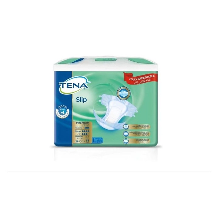Scutece adulti, Tena Slip Premium Super Large 28 buc/pachet