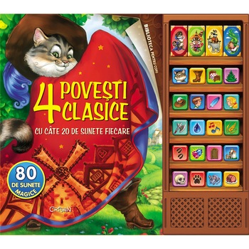 4 povesti clasice cu cate 20 de sunete fiecare 4 povesti clasice cu cate 20 de sunete fiecare