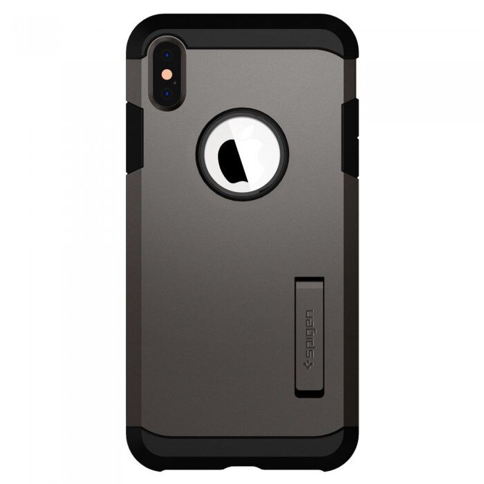 Husa iPhone XS Max, Spigen Tough Armor, Gunmetal