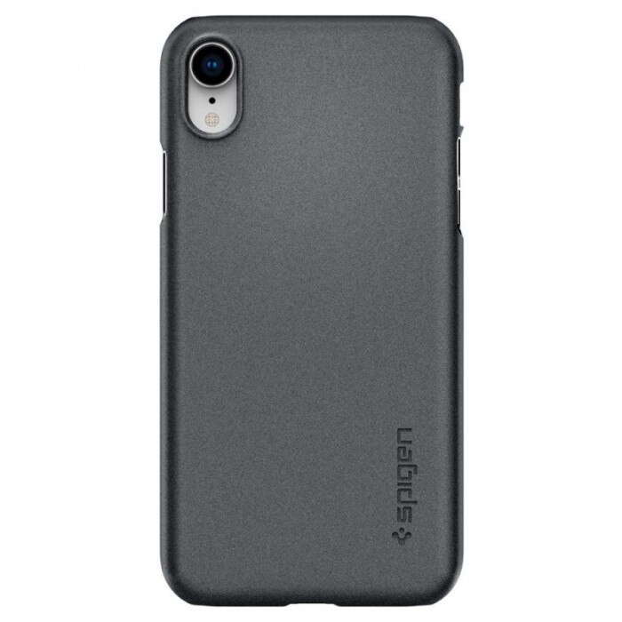 Husa iPhone XR, Spigen Thin Fit, Gri