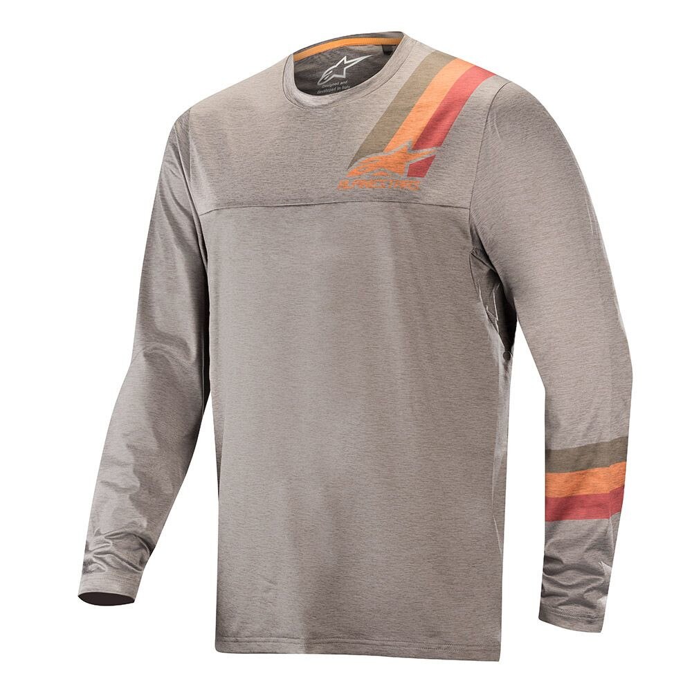 Bluza Alpinestars Alps LS Jersey 4.0, Gri/Rosu