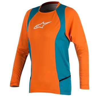 Bluza Alpinestar Stella Drop 2 L/S Jersey Bright Orange/Ocean Bluza Alpinestar Stella Drop 2 L/S Jersey Bright Orange/Ocean