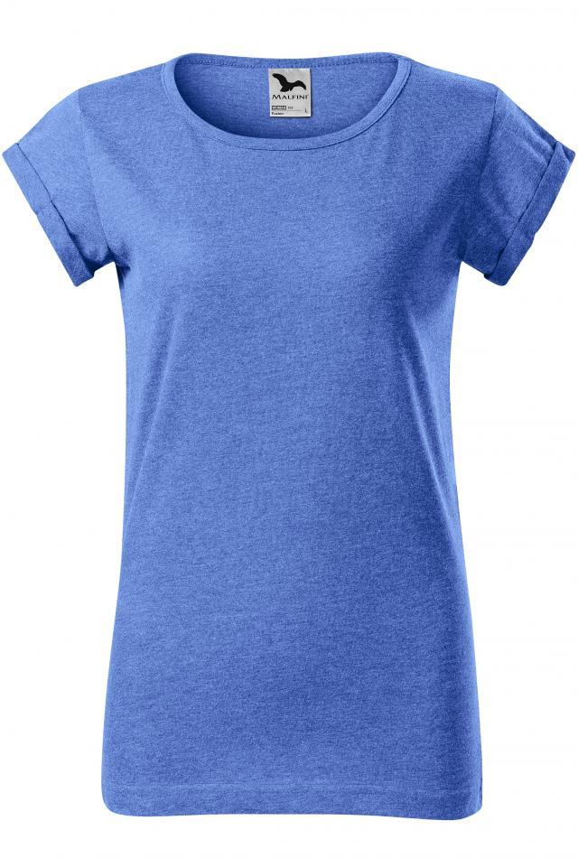 Tricou pentru dama Fusion, Albastru melanj
