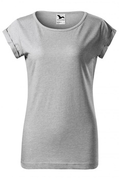 Tricou pentru dama Fusion, Argintiu melanj Tricou pentru dama Fusion, Argintiu melanj