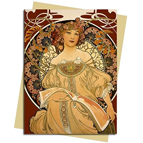 Felicitare - Reverie By Alphonse Mucha