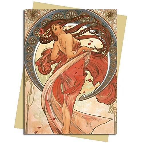 Felicitare - The Arts Dance by Alphonse Mucha