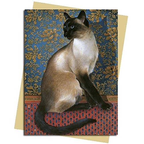 Felicitare - Phuan on a Chinese Carpet - Ivory Cats
