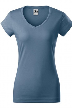 Tricou pentru dama Fit V-neck, Denim Tricou pentru dama Fit V-neck, Denim