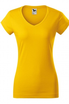 Tricou pentru dama Fit V-neck, Galben Tricou pentru dama Fit V-neck, Galben