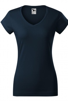 Tricou pentru dama Fit V-neck, Albastru marin Tricou pentru dama Fit V-neck, Albastru marin