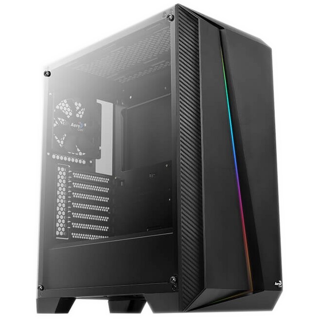 Carcasa pc , Aerocool , Cylon Pro RGB ATX USB 3.0 , negru
