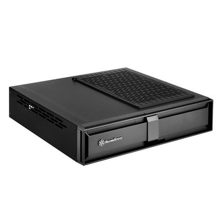 Silverstone PC tok, Silent SST ML08B Milo Slim HTPC Mini ITX, Fekete ...