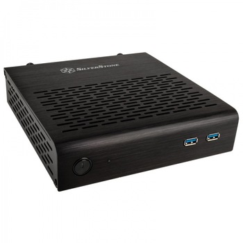 Carcasa pc , Silverstone , SST/PT13B/120 Petit Thin Mini ITX , negru Carcasa pc , Silverstone , SST/PT13B/120 Petit Thin Mini ITX , negru