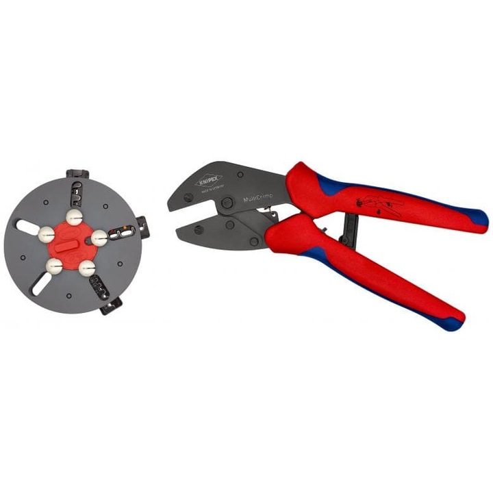 Cleste pentru sertizat conectori izolati/neizolati, 250mm, Knipex 97 33 01