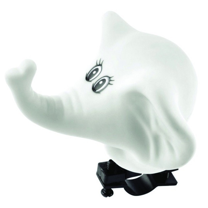 Sonerie Copii Elephant Plastic/Cauciuc culoare Alb