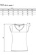 Tricou pentru dama Fit V-neck, denim, marime 2XL