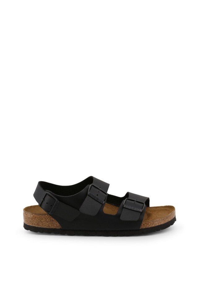Papuci pentru barbati model MILANO Birkenstock, Negru, 42