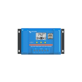 Incarcator solar 12V 24V 10A Victron Energy BlueSolar PWM-LCD-USB Incarcator solar 12V 24V 10A Victron Energy BlueSolar PWM-LCD-USB