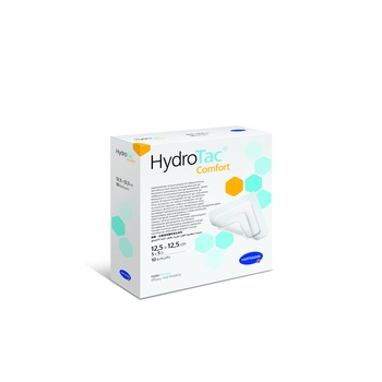 Pansament Hydrotac Comfort 12,5×12,5 cm 10 bucati/cutie Pansament Hydrotac Comfort 12,5×12,5 cm 10 bucati/cutie