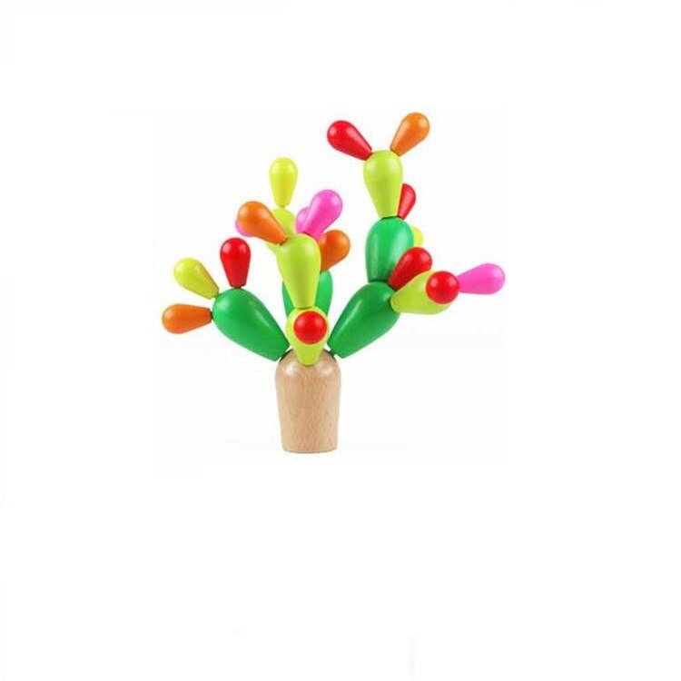 Joc de constructie lemn Cactus Blocks