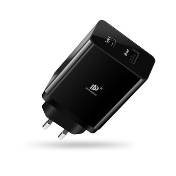 Incarcator retea pentru telefon , Dux Ducis c40 , 1 port Usb Smart , 1 x Type C PD 3.0 , negru Incarcator retea pentru telefon , Dux Ducis c40 , 1 port Usb Smart , 1 x Type C PD 3.0 , negru