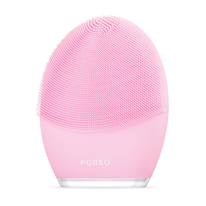 Dispozitiv sonic de curatare faciala si masaj anti-imbatranire FOREO LUNA 3 pentru ten normal, roz
