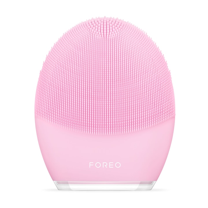 Dispozitiv sonic de curatare faciala si masaj anti-imbatranire FOREO LUNA 3 pentru ten normal, roz