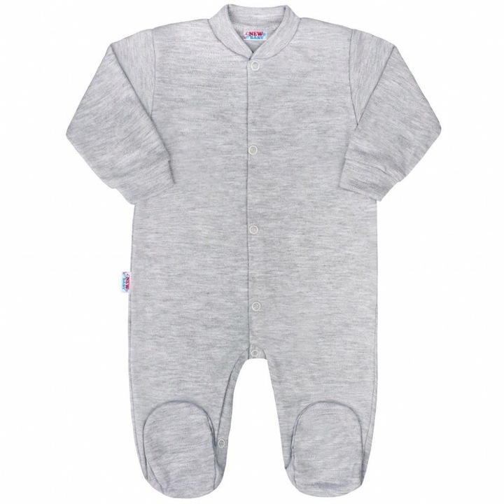 Гащеризон за деца, New Baby, Памук, Сив, 98 CM
