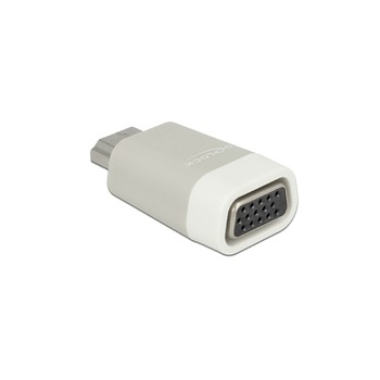 Adaptor HDMI-A tata la VGA mama, Delock - 65472 Adaptor HDMI-A tata la VGA mama, Delock - 65472