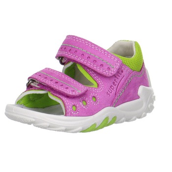 Sandale fete Superfit, Roz,Verde Sandale fete Superfit, Roz,Verde