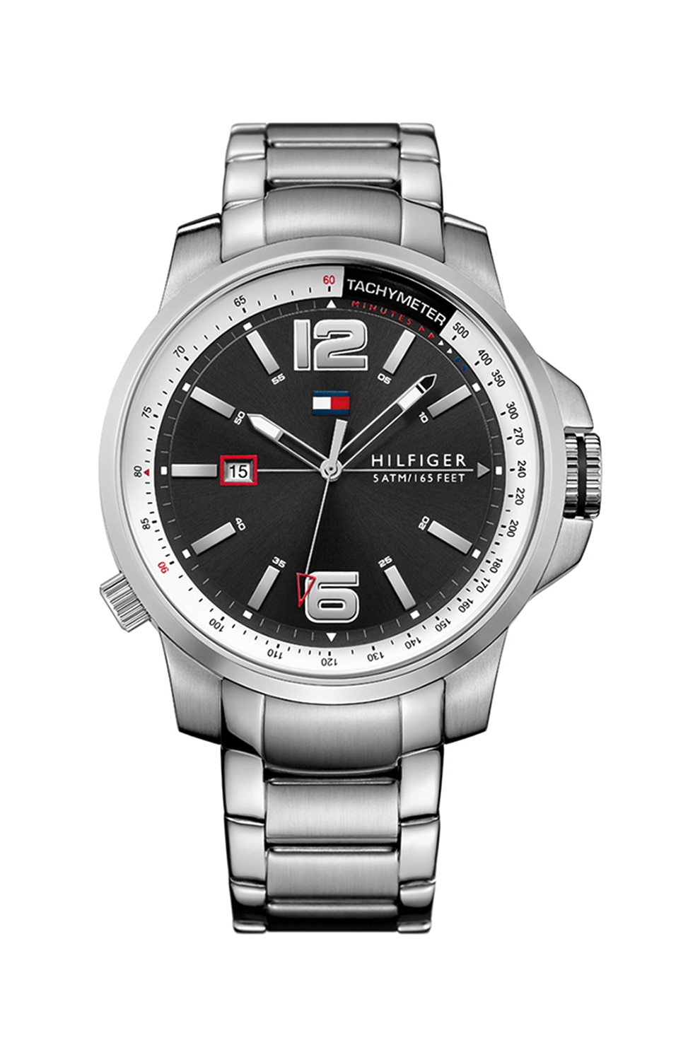 Tommy Hilfiger, Ceas cu bratara metalica, Argintiu