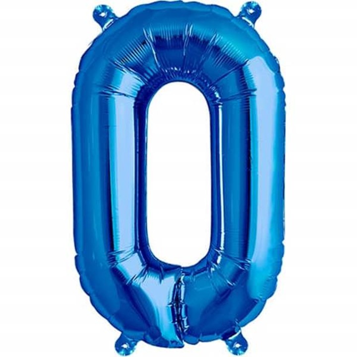 Balon folie litera O albastru 40cm